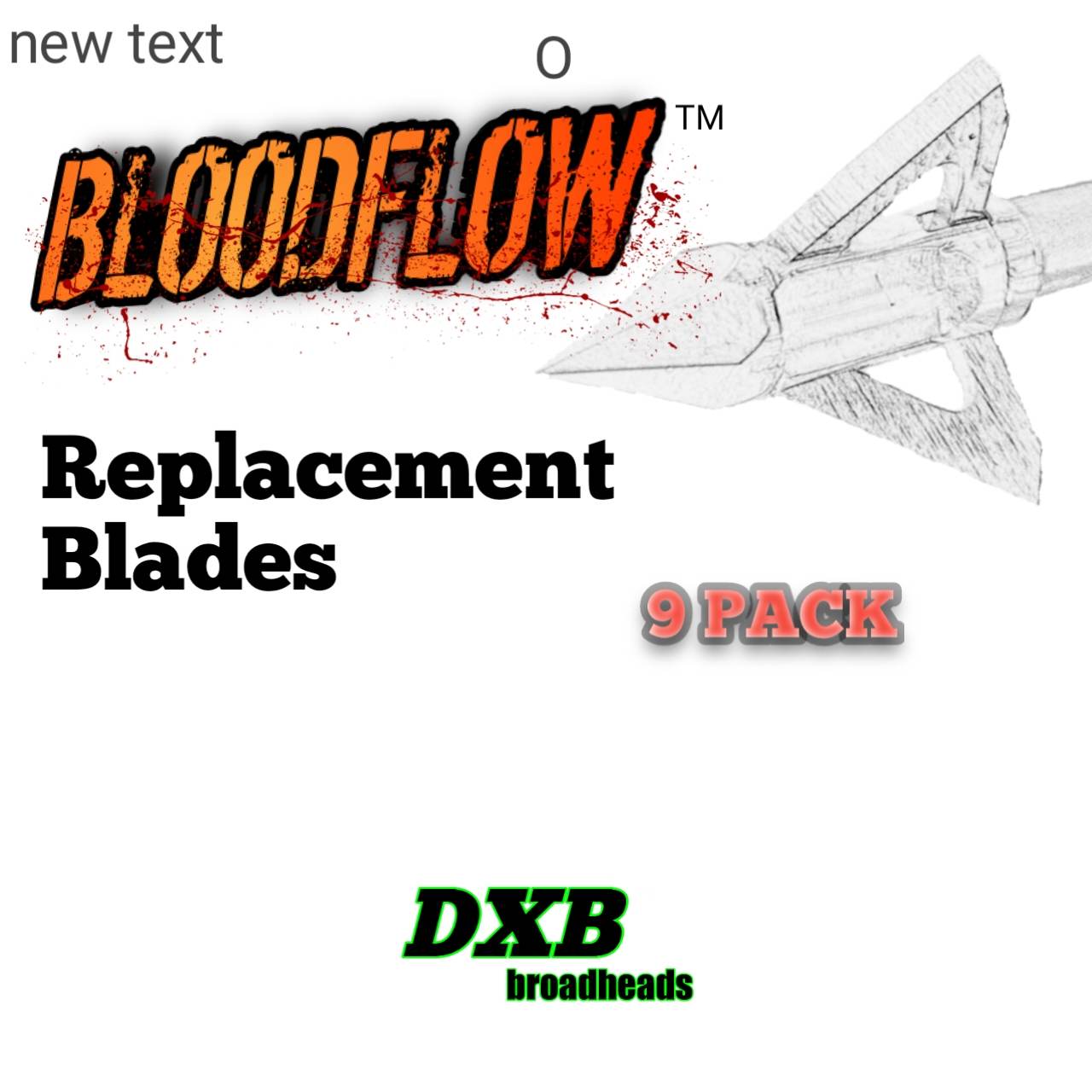Bloodflow™️ Broadhead 1.25" Replacement Blades.