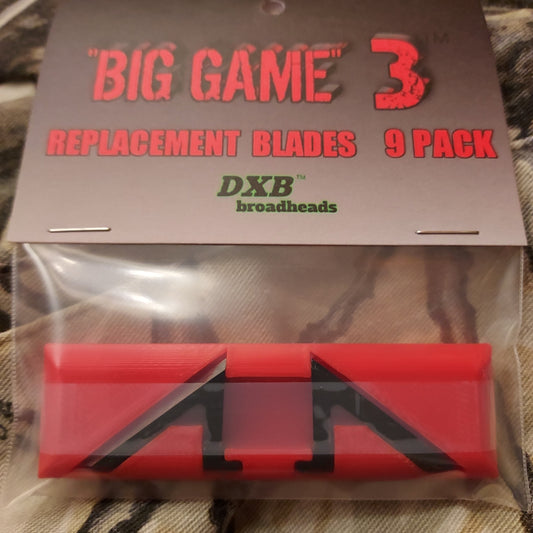 "Big Game" replacement blades.